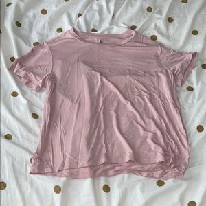 Pink crop top